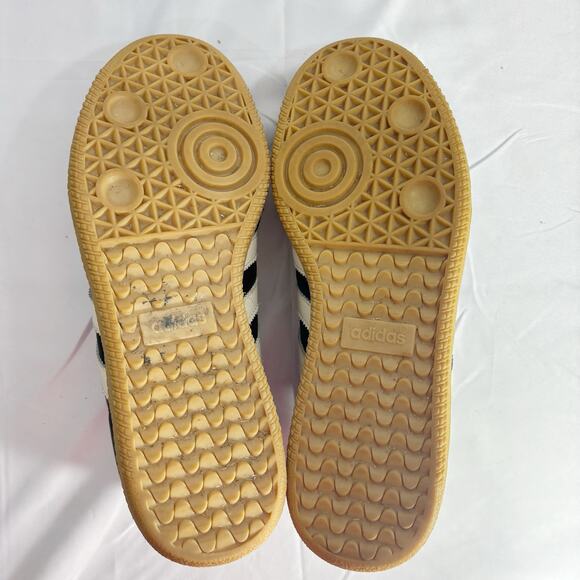 Adidas Samba Classic Black White Size 7– Leather & Suede, Gum Sole - Picture 7 of 7